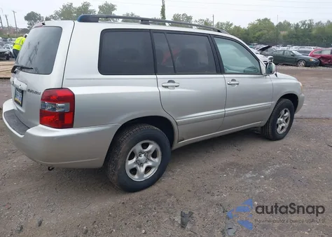 2007 Toyota Highlander V6 z USA, uszkodzony, nr VIN JTEEP21A970194778